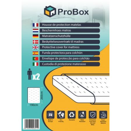 Double mattress protection house