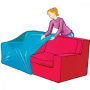 Housse de protection pour canapé
