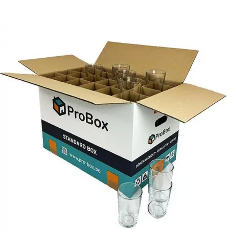 Umzugskarton Gläser 24/48 - Maximale Sicherheit | ProBox